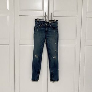 Rag & Bone Women’s Denim Ripped Distressed Skinny Jeans